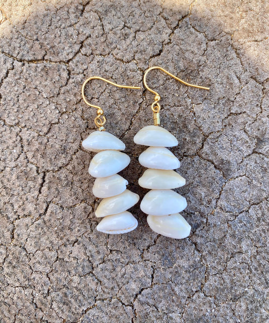 Earrings•Cowrie Ikaika•Small