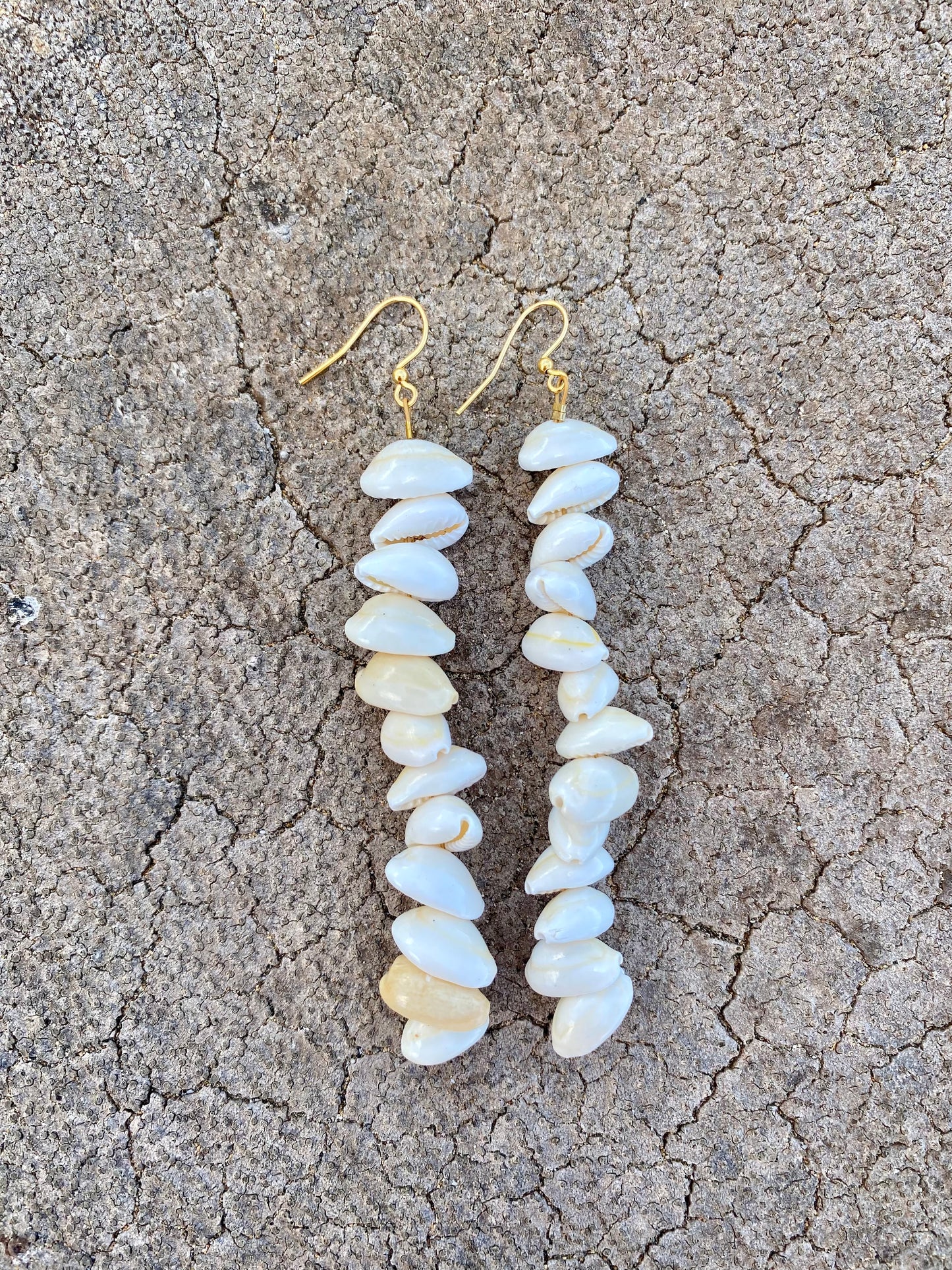 Earrings•Cowrie Ikaika•Long