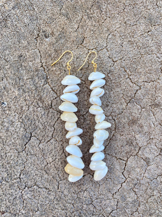 Earrings•Cowrie Ikaika•Long