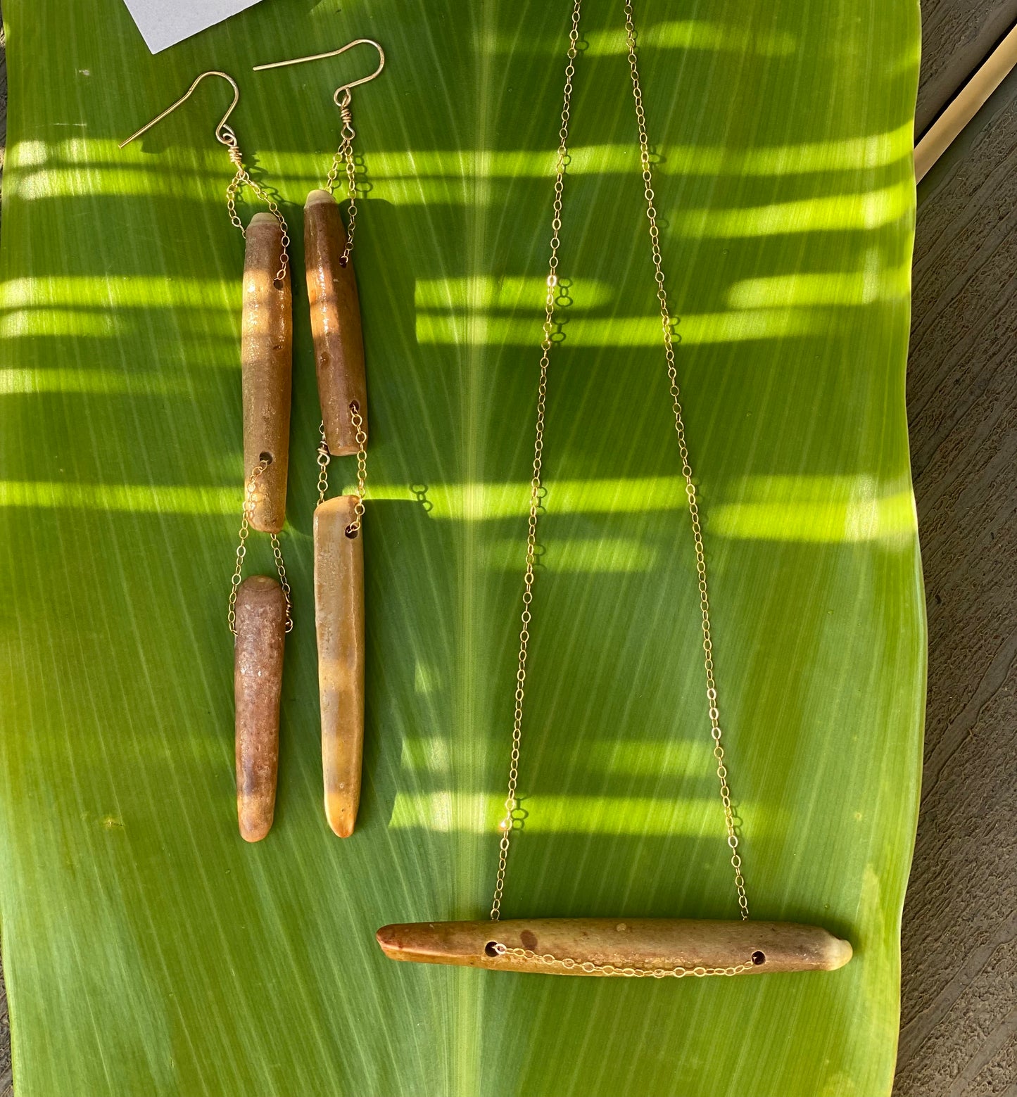 Necklace•Wava Sea Urchin Spine• Horizontal