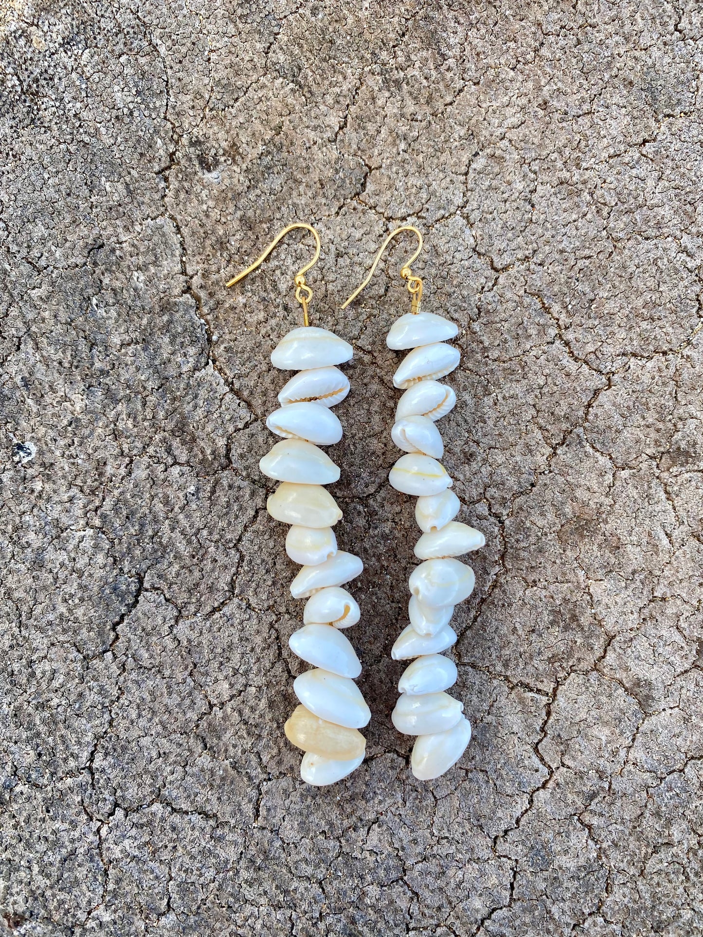 Earrings•Cowrie Ikaika•Long