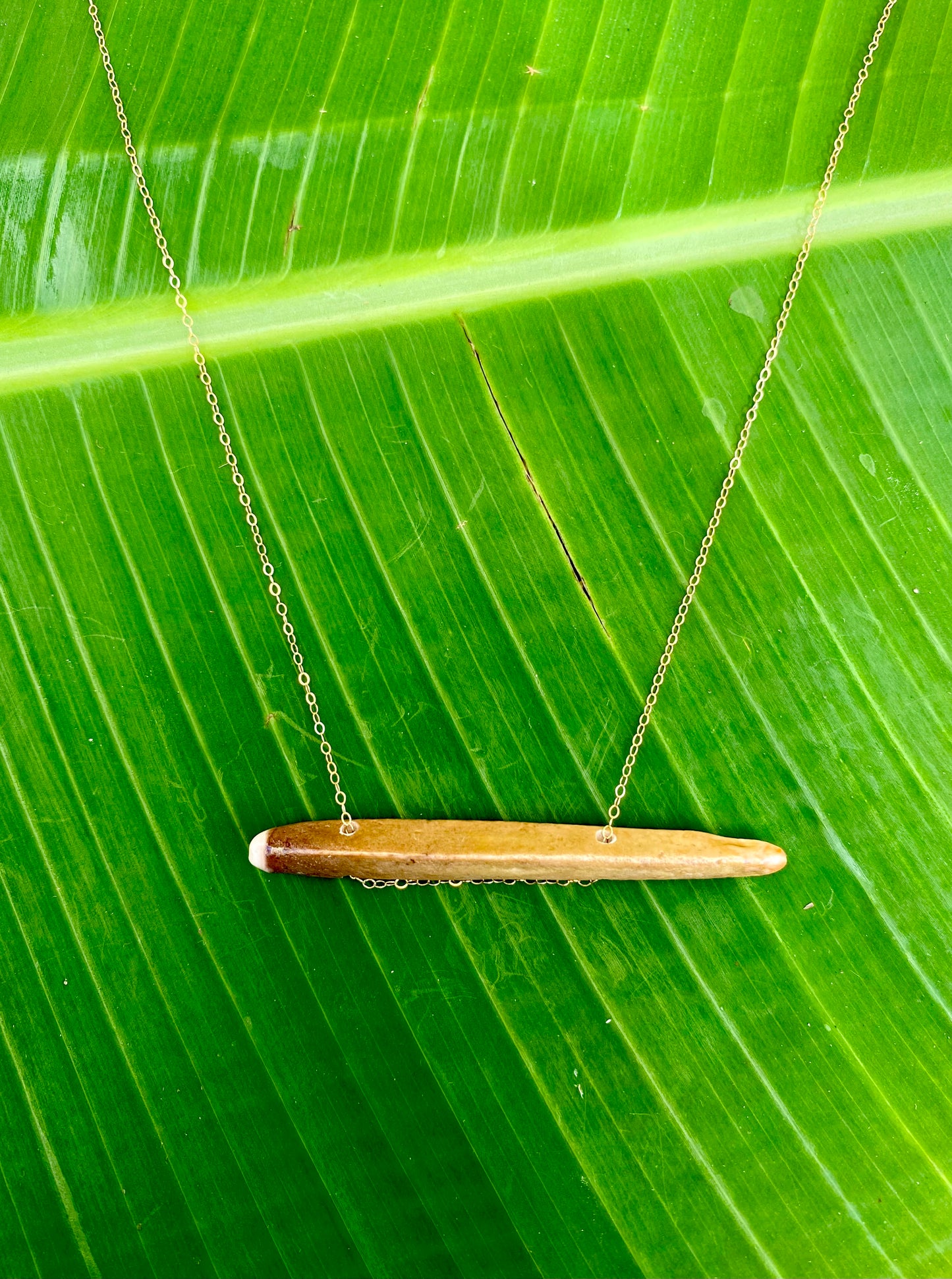 Necklace•Wava Sea Urchin Spine• Horizontal